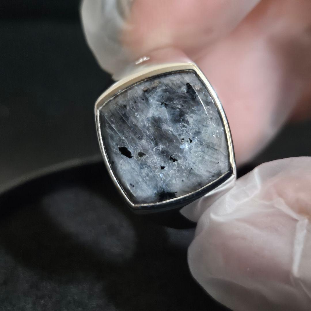 サイズ64(約23号) TOMWOOD Cushion Larvikite