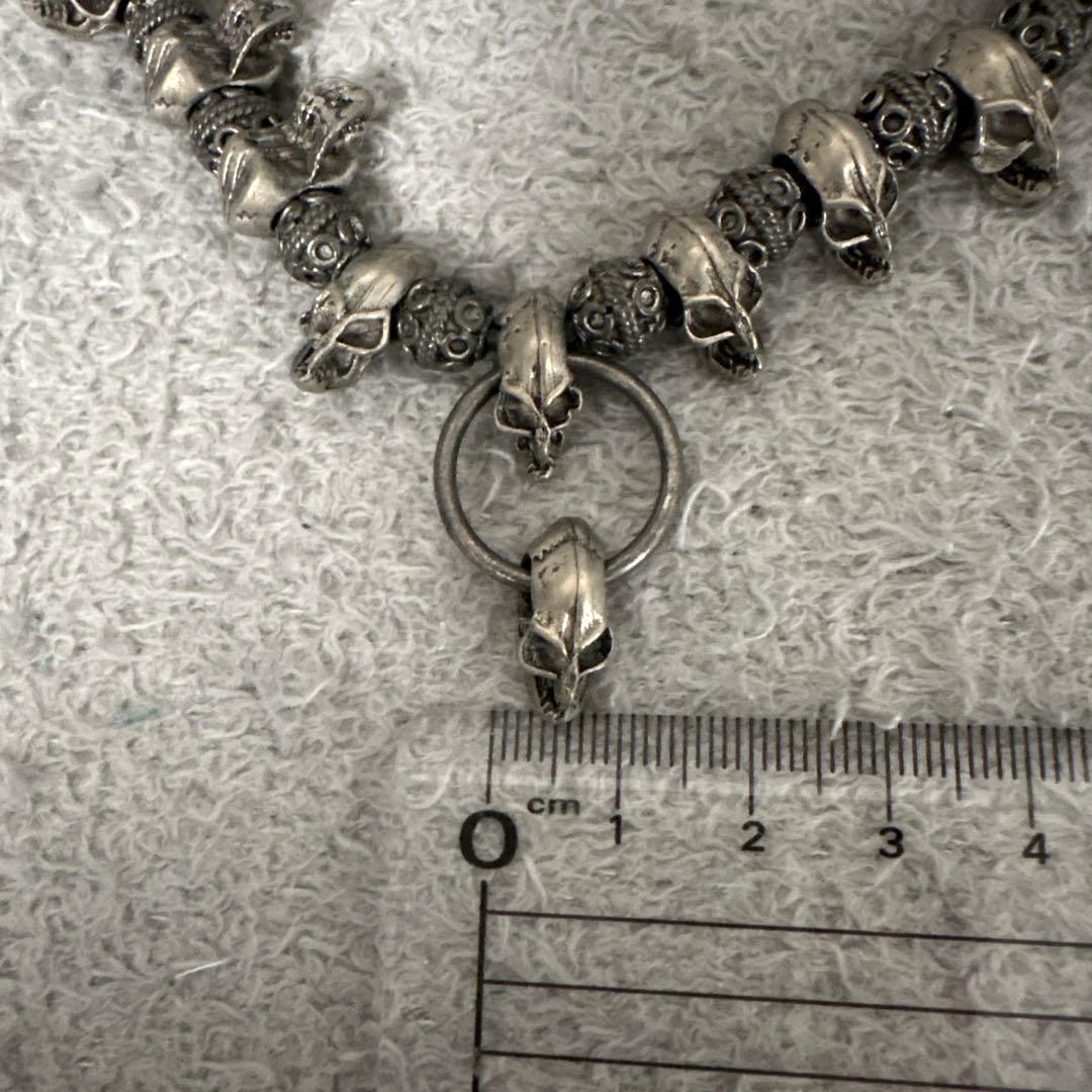 【値下】ネクロマンス スカルネックレス