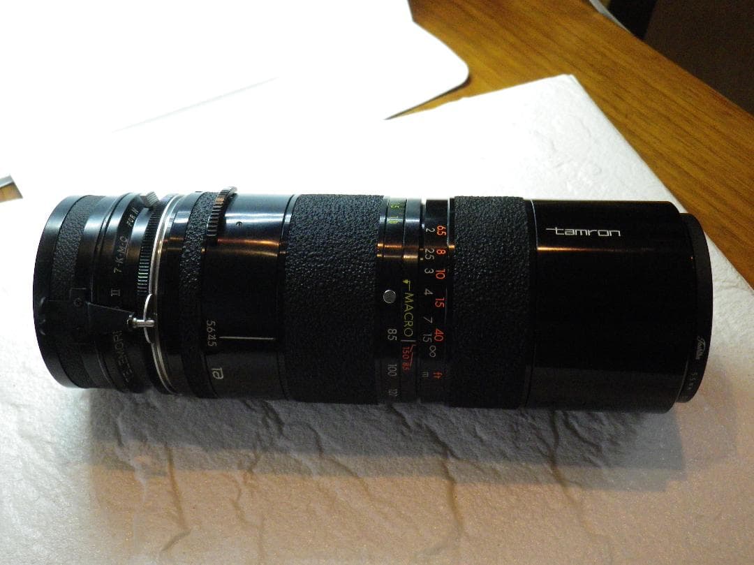 タムロンズームマクロ1:4.5 f:85~210mm + コムラ テルモア95Ⅱ
