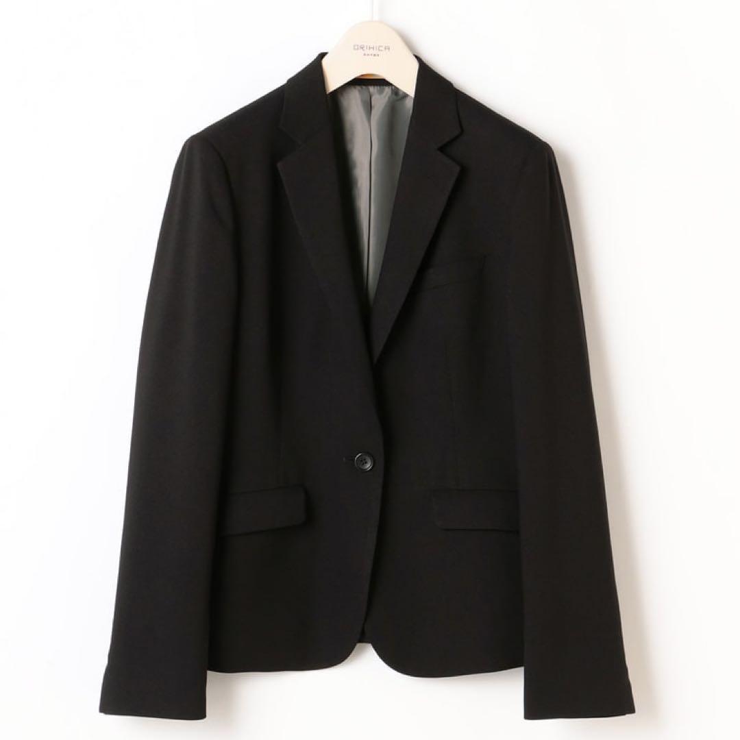 洗えるストレッチセットアップ カルゼ ノッチジャケット