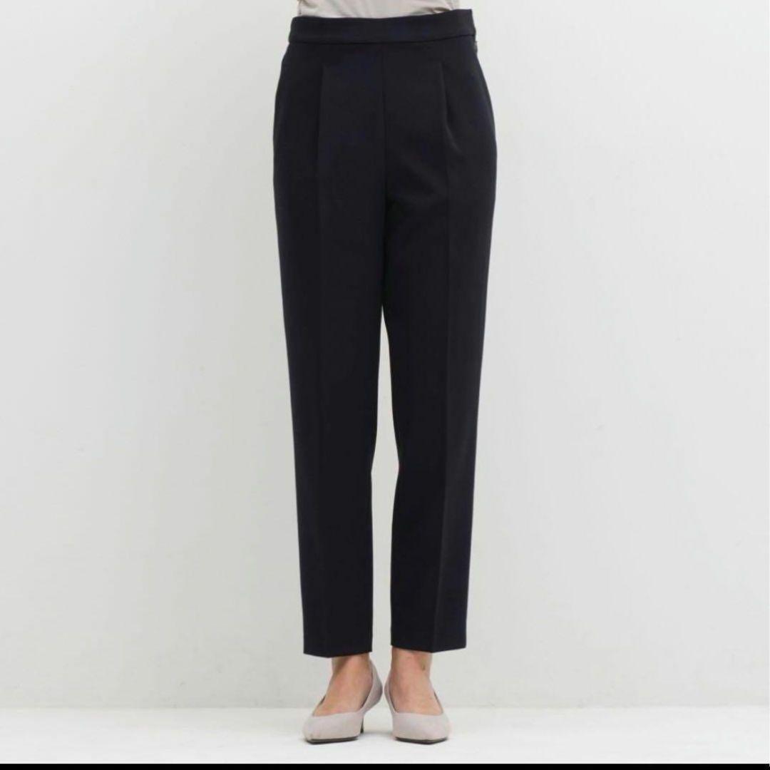 PLST ティアードブラウスパンツセットアップ　ネイビー　Sサイズ　プラステ