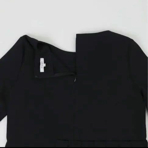 PLST ティアードブラウスパンツセットアップ　ネイビー　Sサイズ　プラステ