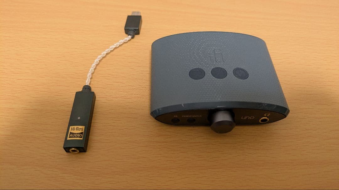 ヘッドホン ATH-EW9, ifi uno, ifi go link