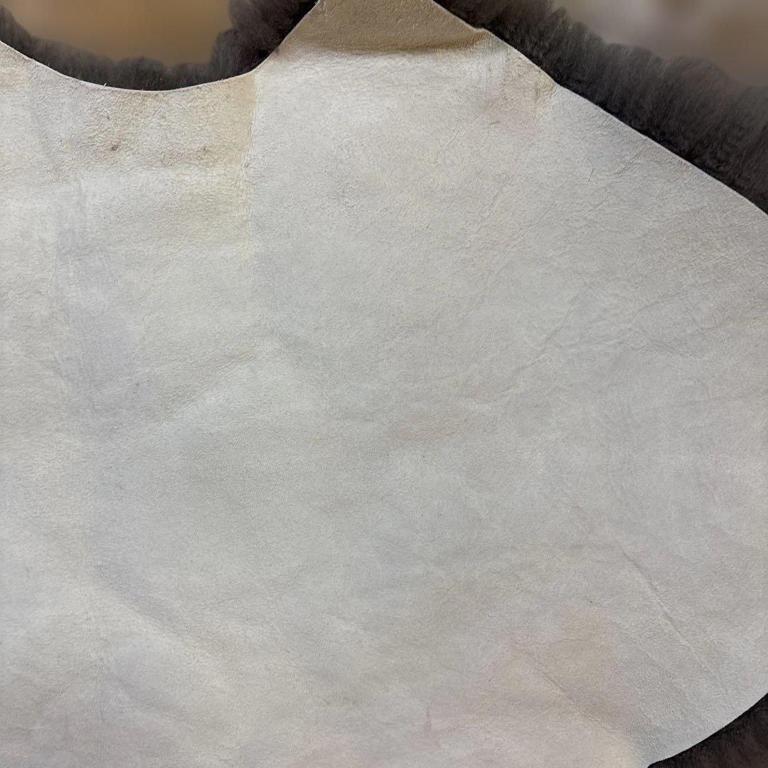 【クリーニング済】UGG シープスキン エリアラグ ダブル　グレー