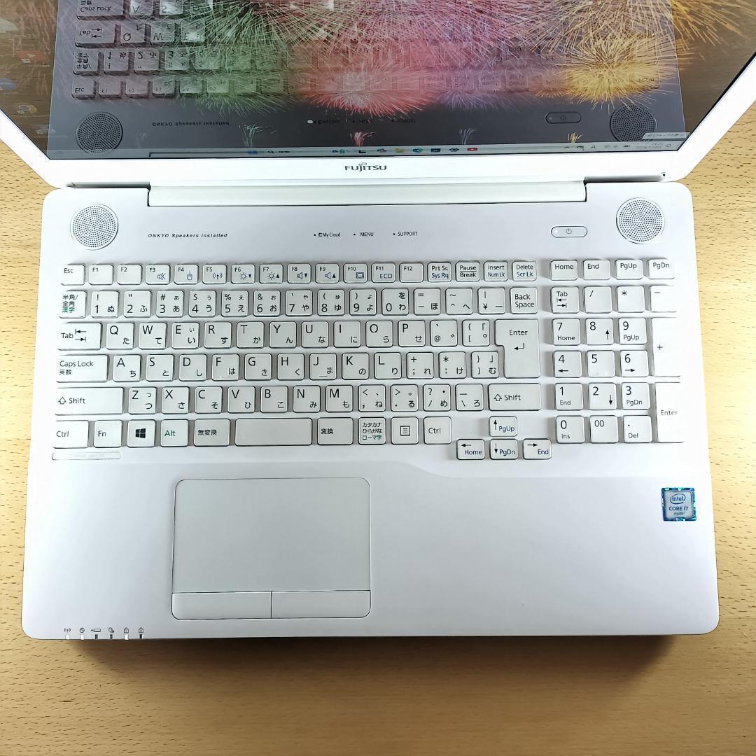 ノートPC i7 メモリ16GB Windows11 新品 SSD 富士通 美品
