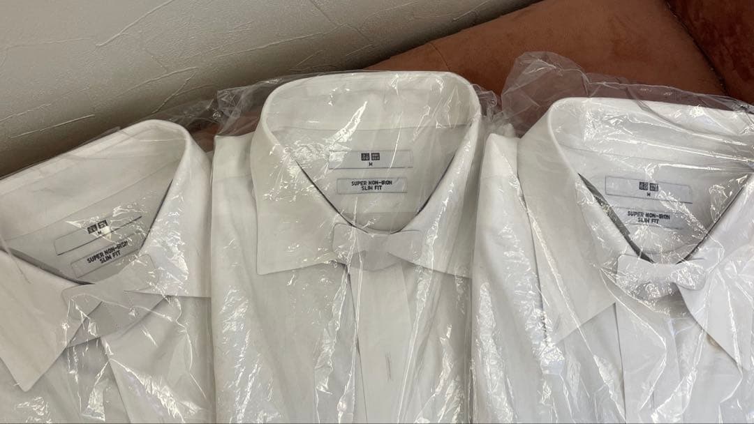 UNIQLO スーパーノンアイロンスリムフィットシャツ メンズ 5枚セット