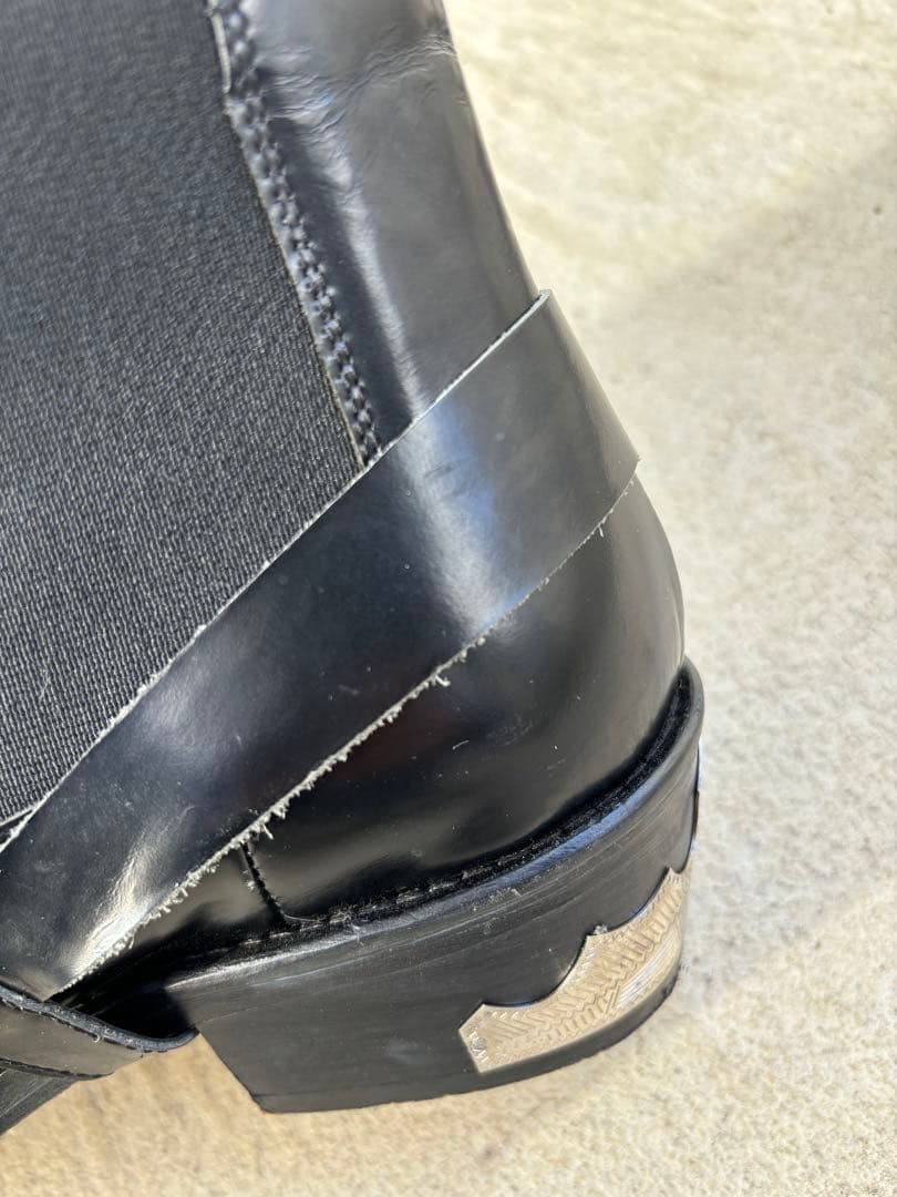 TOGA PULLA メタルベルトブーツ サイドゴアブーツ 38 ブラック