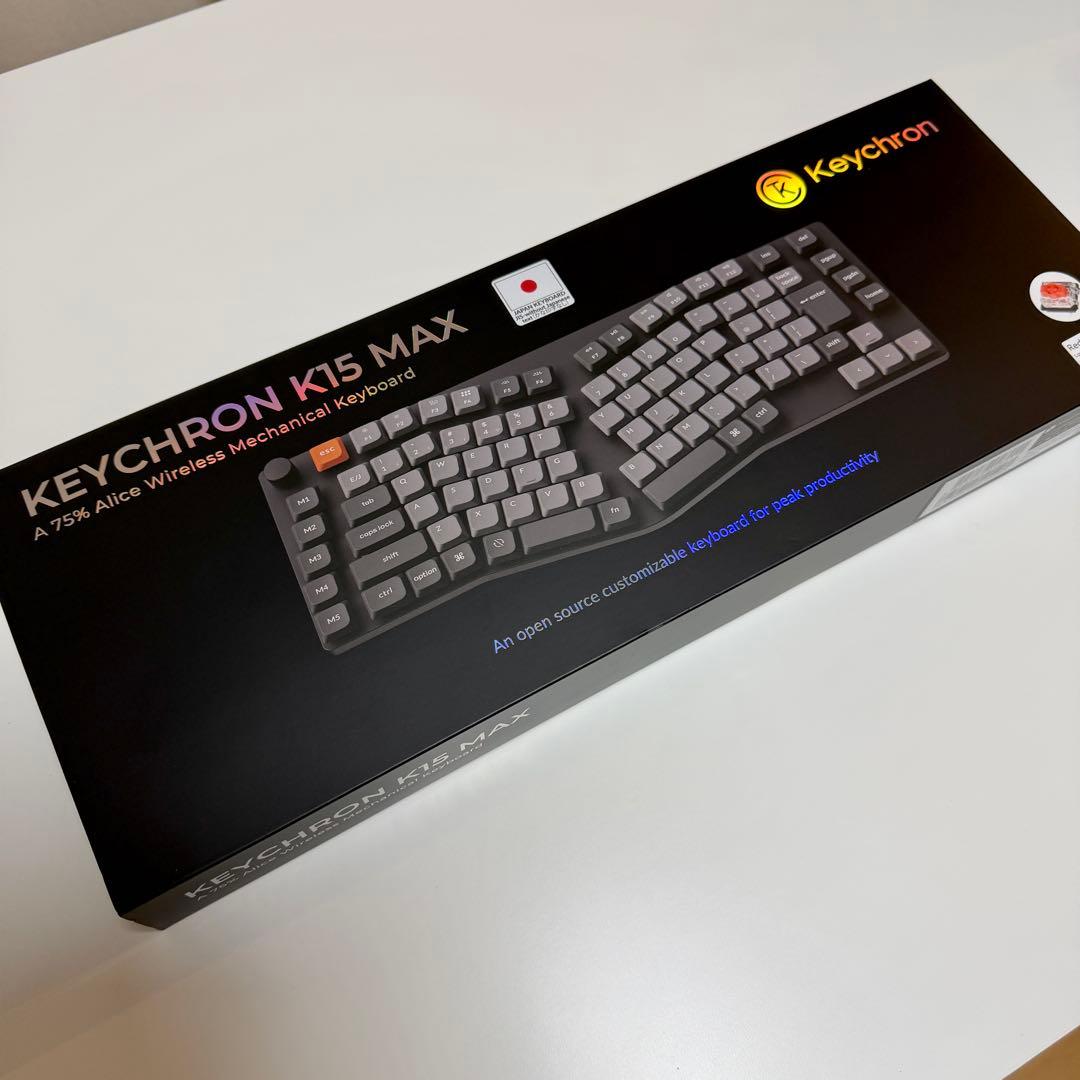 Keychron K15 Max QMK/VIA ワイヤレスメカニカルキーボード