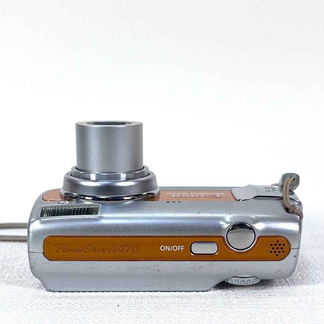 単三電池使用 動作確認済 Canon PowerShot A470 平成レトロ
