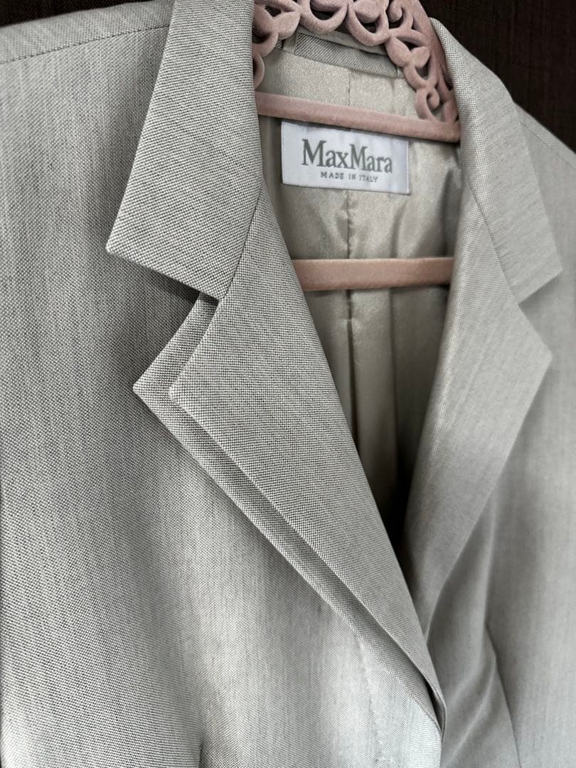 Max Mara グレー ビジネスパンツスーツ