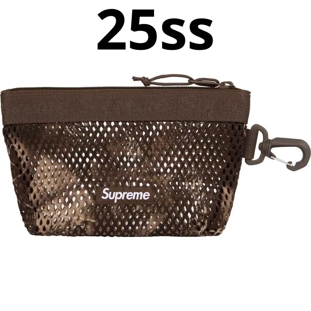 Supreme Mesh Mini Pouch Timber Camo 迷彩