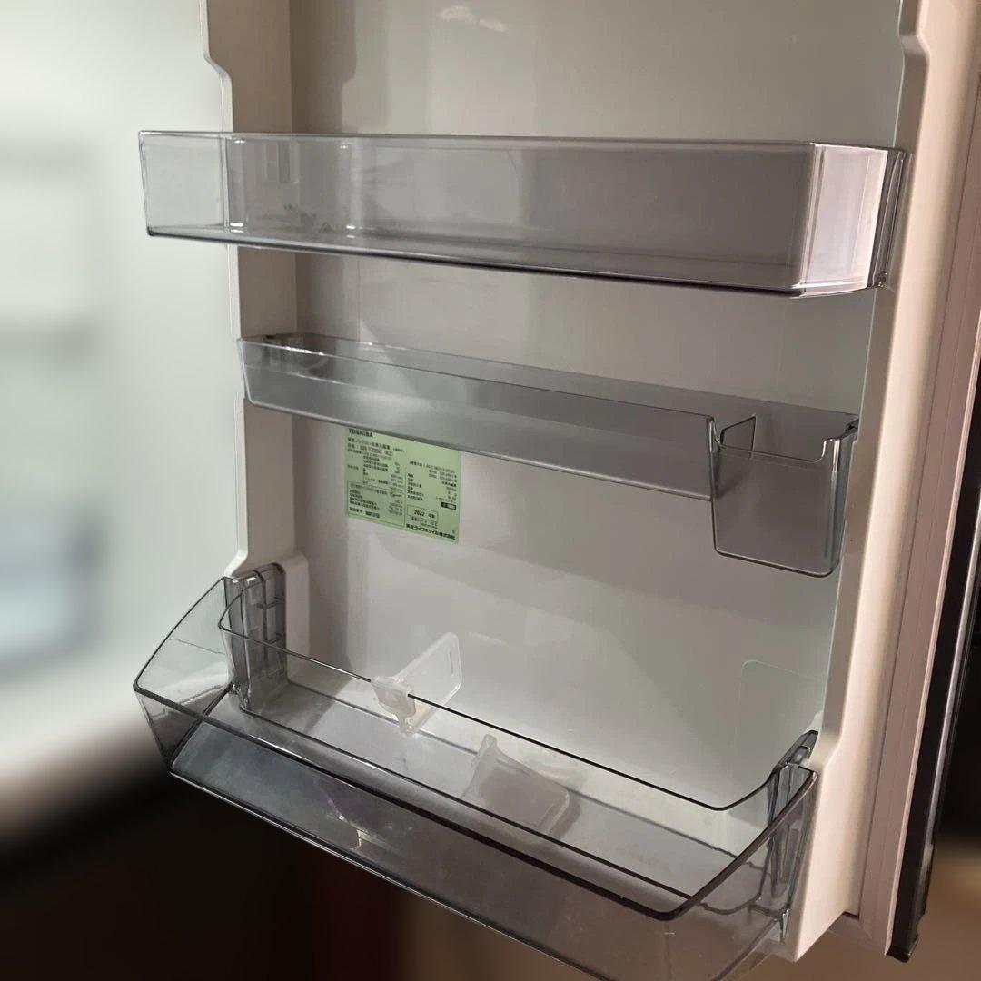 TOSHIBA マットチャコール　3ドア冷蔵庫2022年度