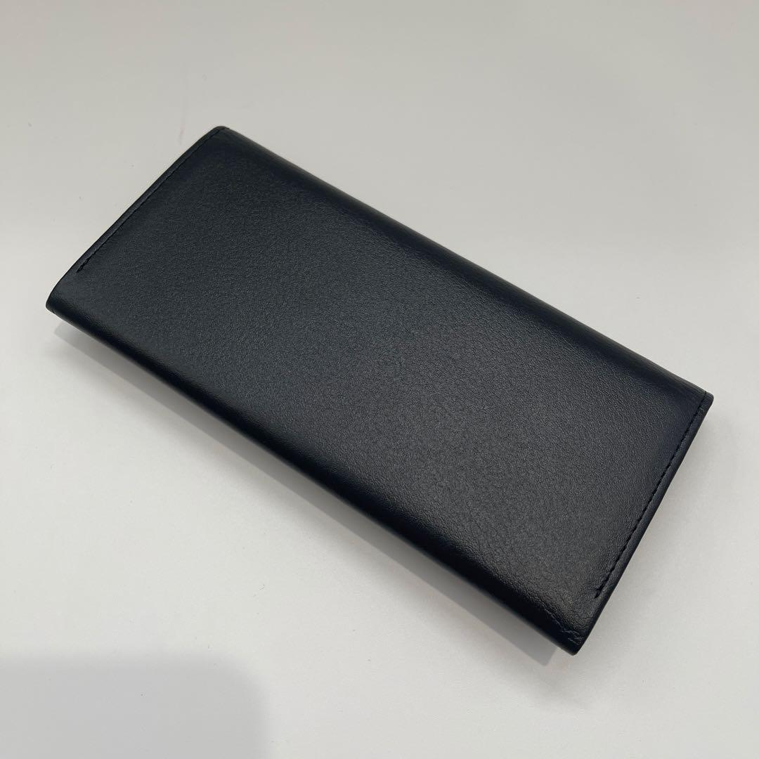 【新品未使用】皇居　菊の御紋　長財布　黒財布　箱つき