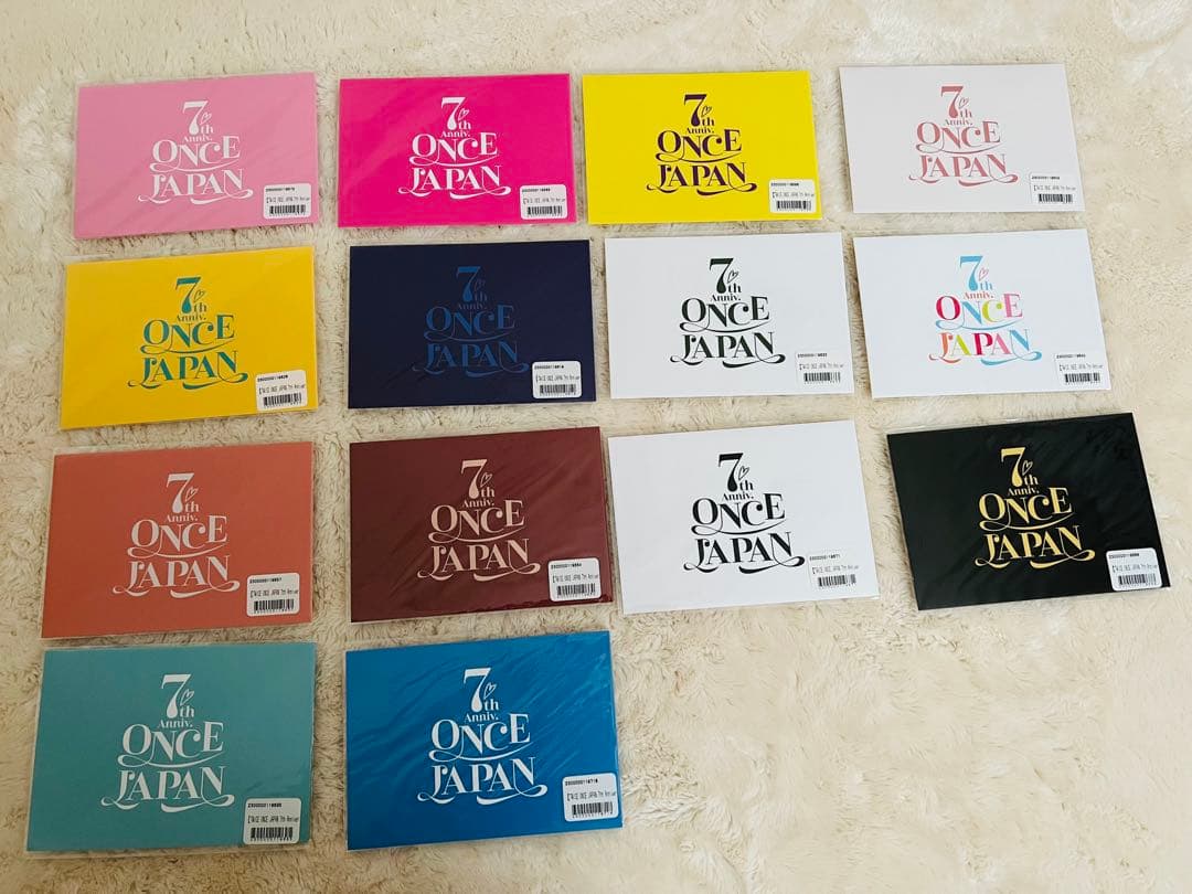 TWICE FCくじセット 招待状風ポストカード