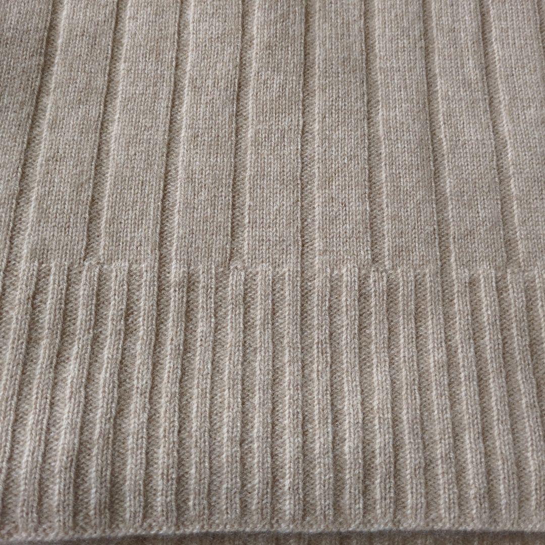 KRK【ラルフローレン】ソリッドニットカシミヤひざ掛け