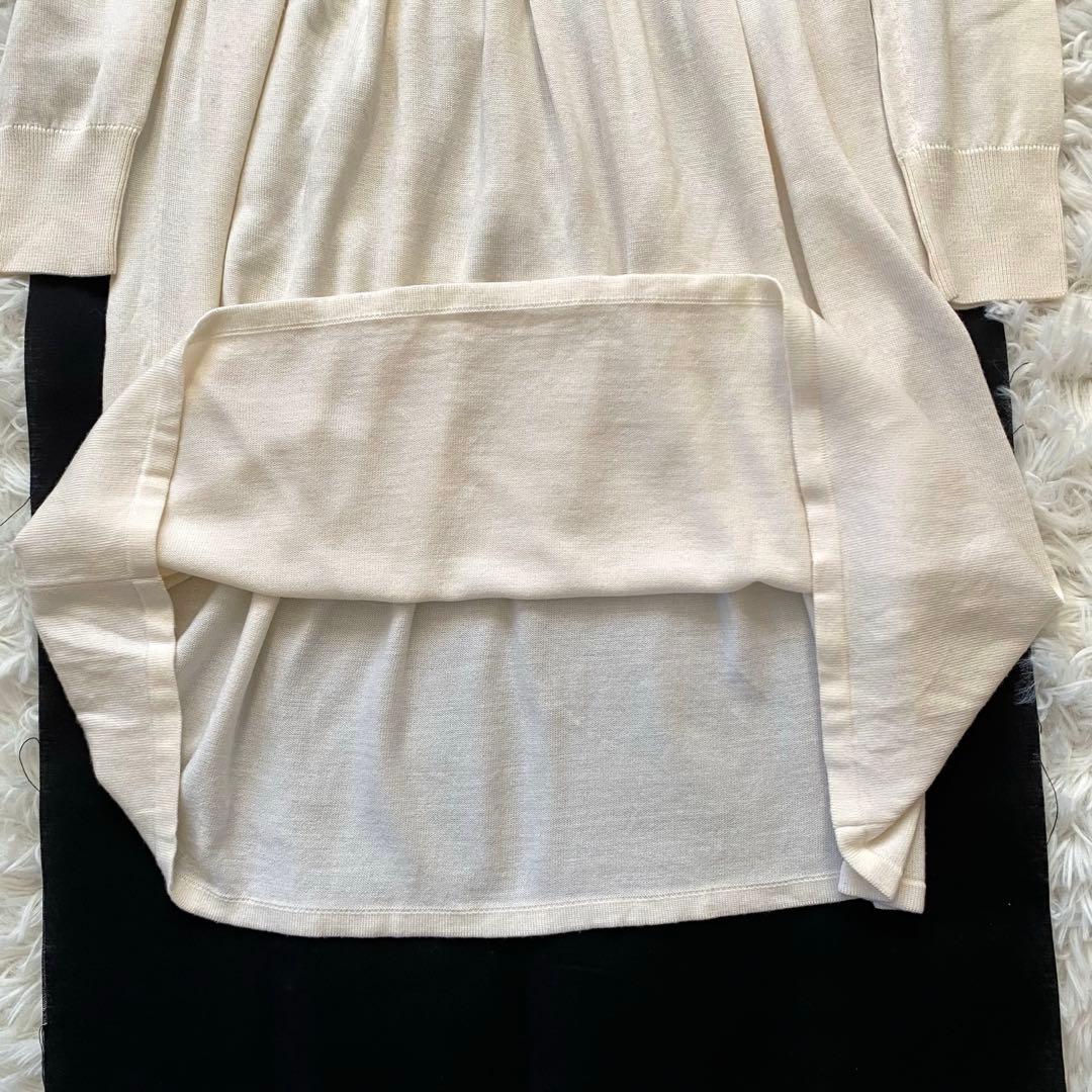 近年✨フォクシーニューヨーク　エバーグリーン　ニットワンピース　ウール100%