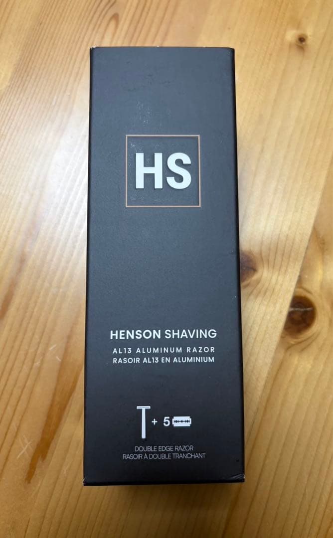 Henson Shaving AL13 ダブルエッジ剃刀 ゴールド