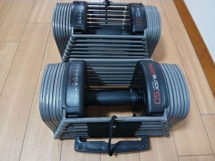 ① POWER BLOCK SP50パワーブロック ダンベル　23kg × 1個