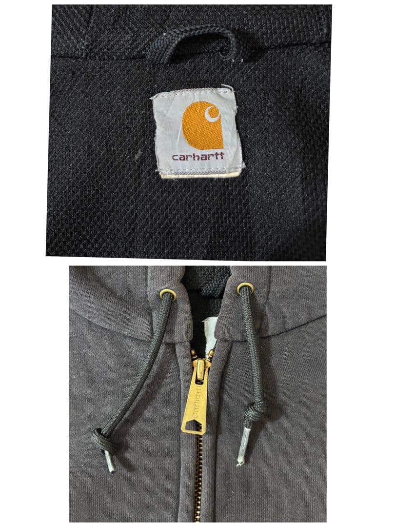 Carharttカーハート 裏サーマル　ダブルフェイス　ジップアップパーカー