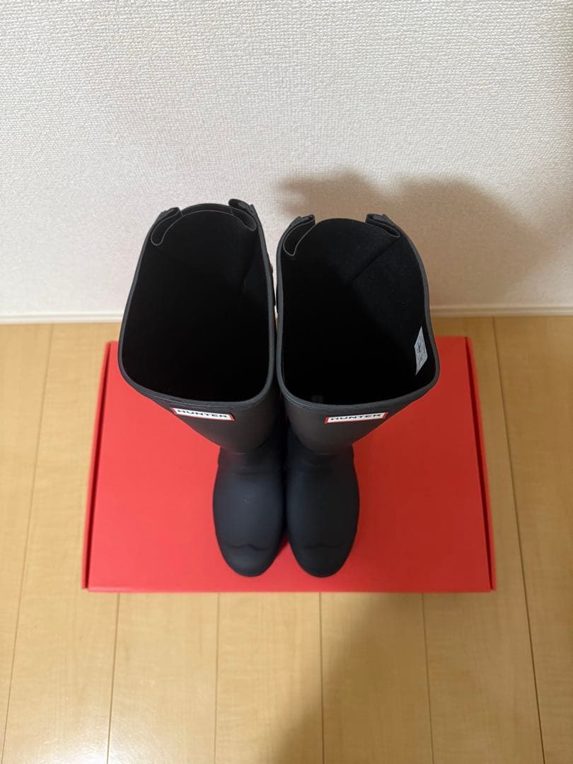 HUNTER ブラック 長靴 25cm UK6 新品・未使用