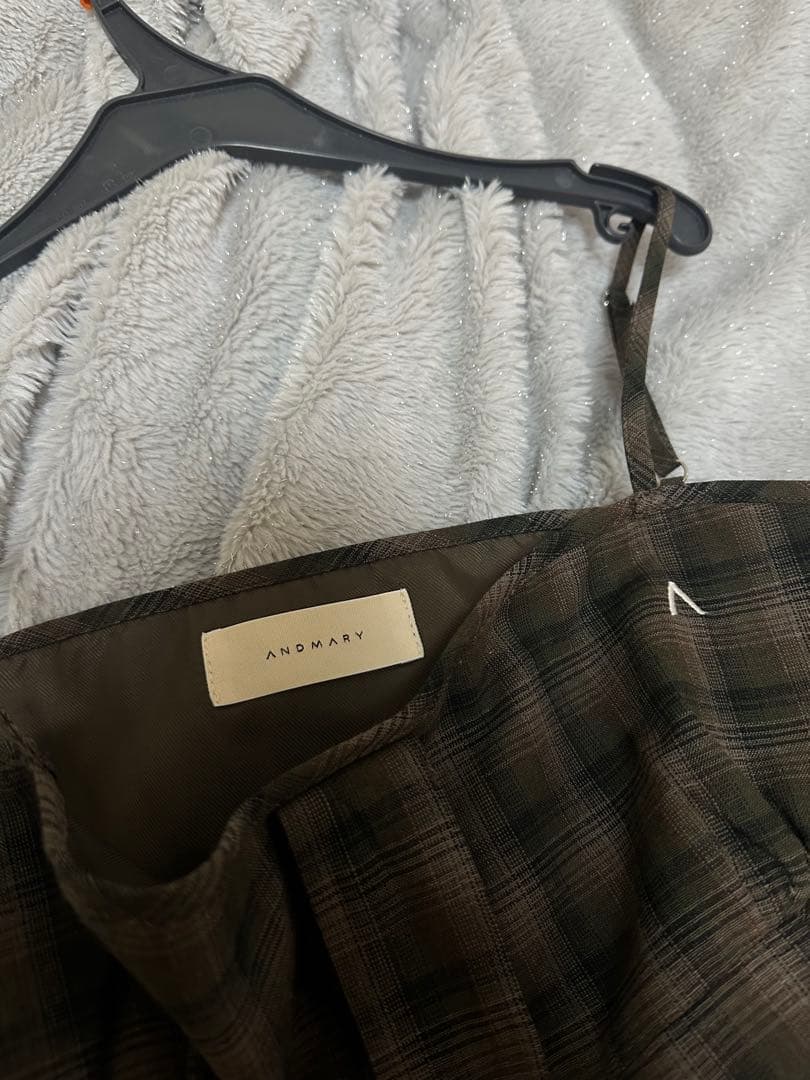 トップス andmary Tyla ribbon set tops black