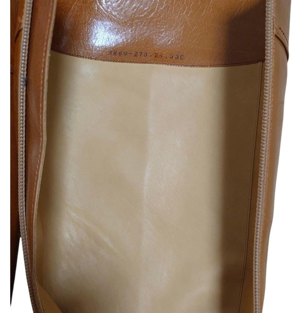 日本製　DIANA ロングブーツ 24㌢　本革　サイドジップ　キャメル