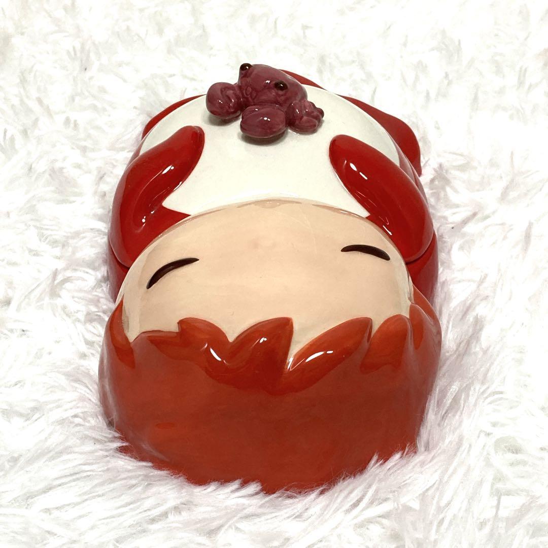 ♡激レア♡ ★極美品★ 崖の上のポニョ キャンディポット 陶器 ジブリ ポニョ