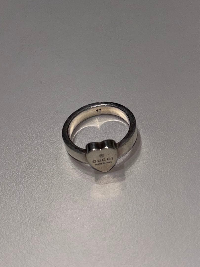 GUCCI ハート型リング サイズ17