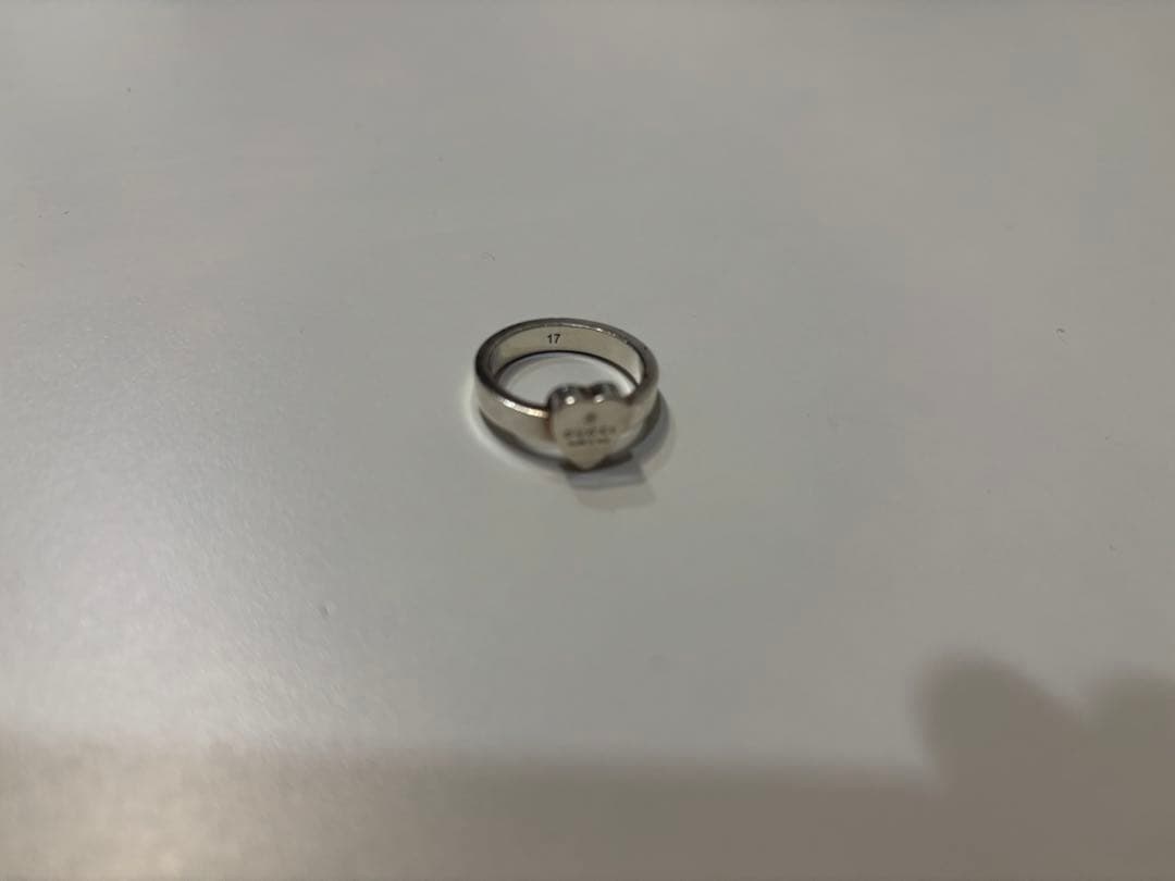 GUCCI ハート型リング サイズ17