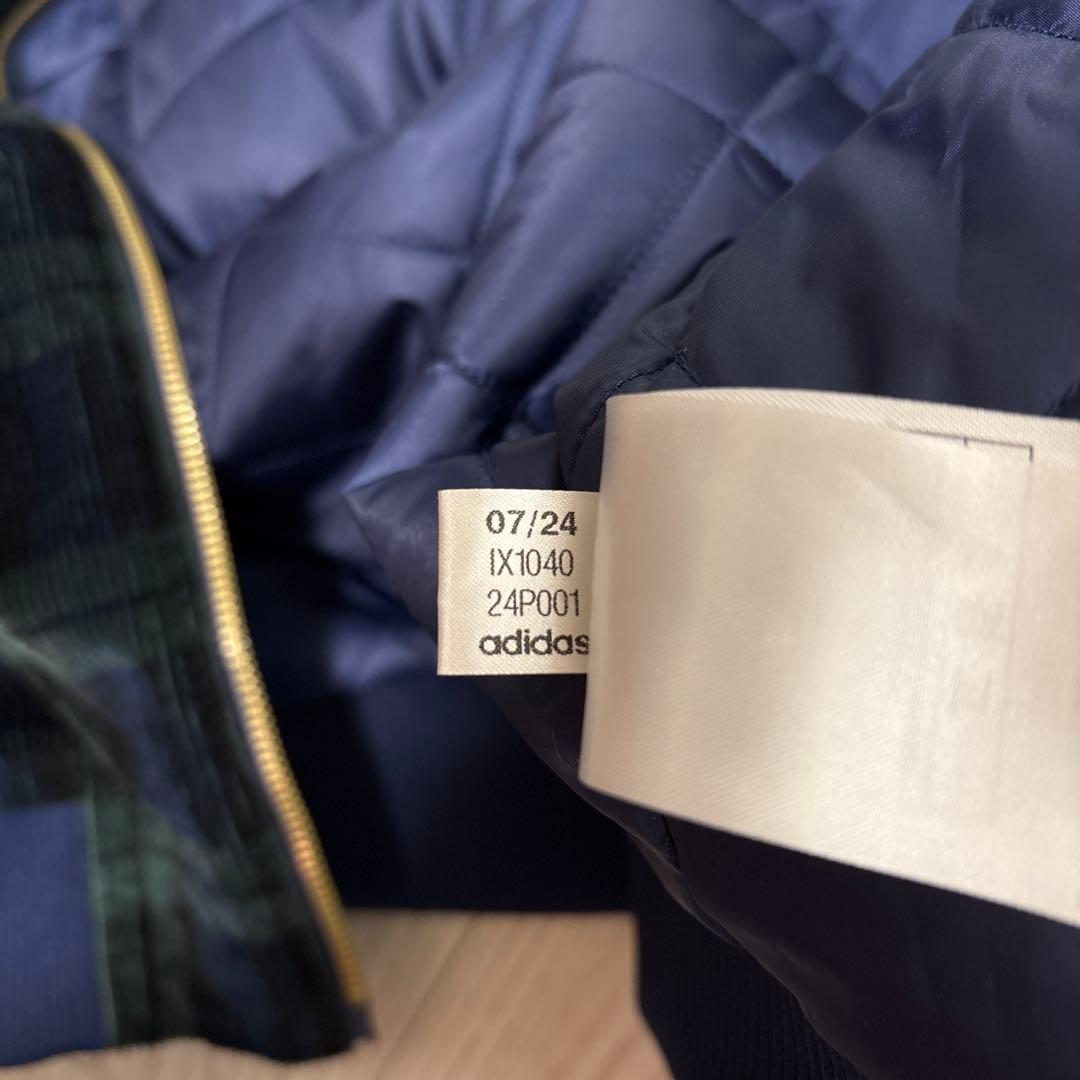 adidas タータンカレッジジャケット