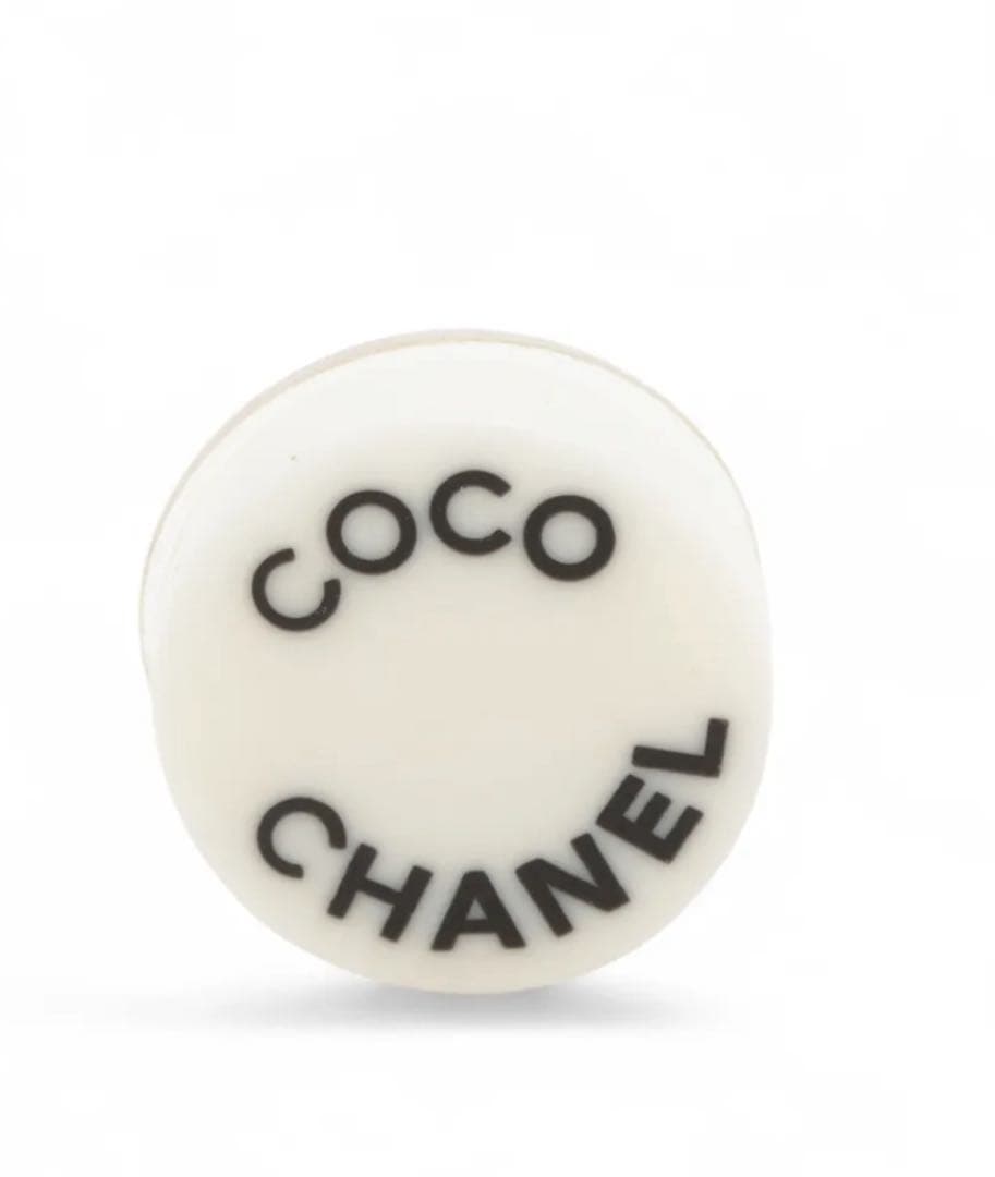 CHANEL レア シャネル ピアス 片耳用 アクセサリー レジン ホワイト