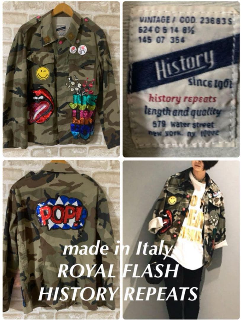 セールHISTORY REPEATSミリタリージャケットLサイズ