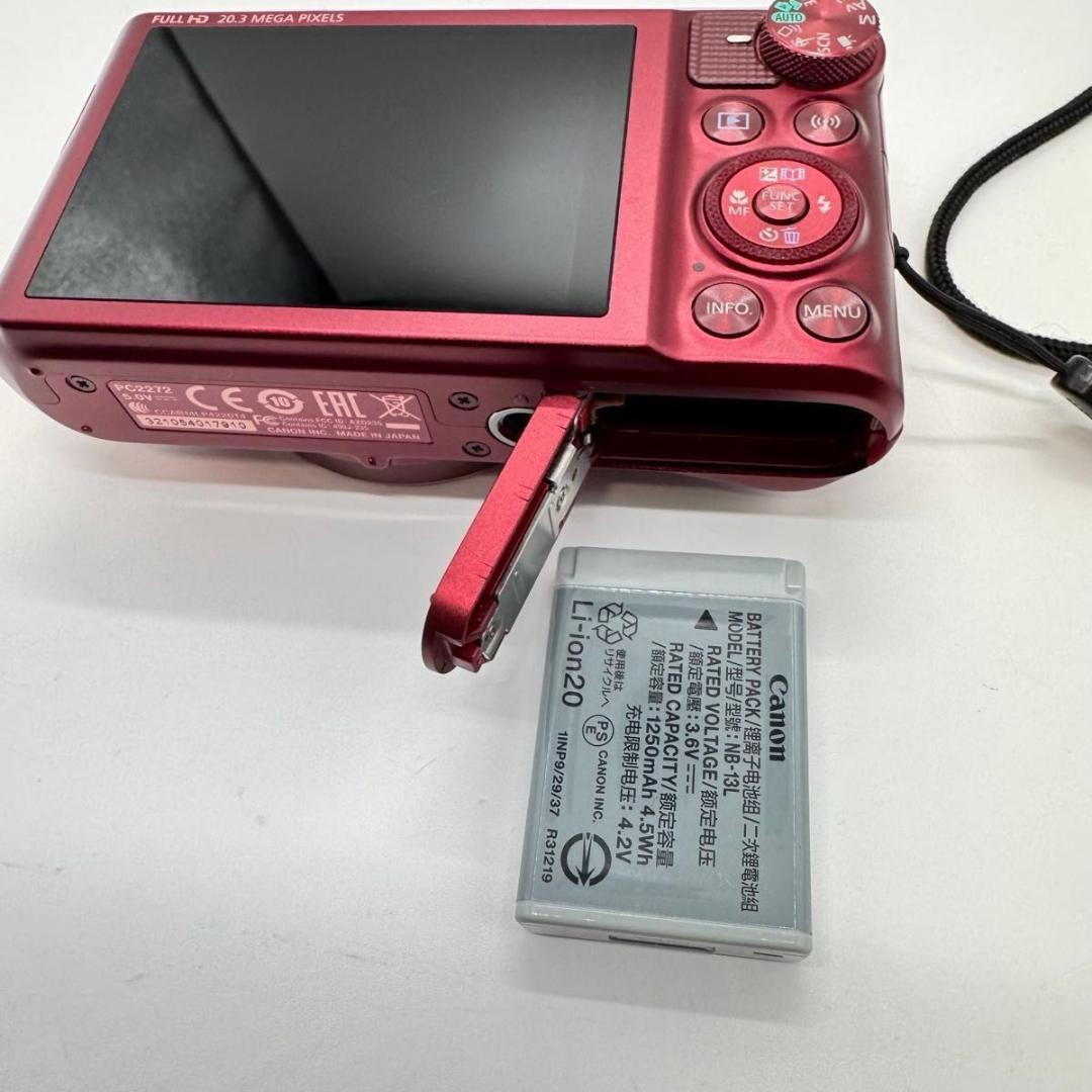Canon PowerShot SX720HS レッド コンパクトデジタルカメラ