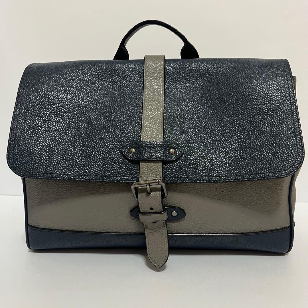 美品✨コーチ　ハドソン　2way メッセンジャーバッグ　ショルダー　レザー