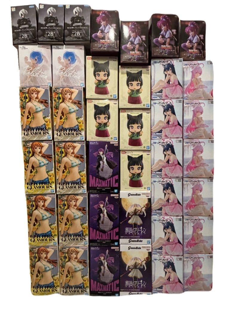 最新 プライズ フィギュア ワンピース ハンターハンター 猫猫 ナミ フリーレン