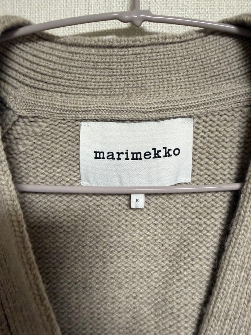 marimekko マリメッコ　グレー ジュカーディガン