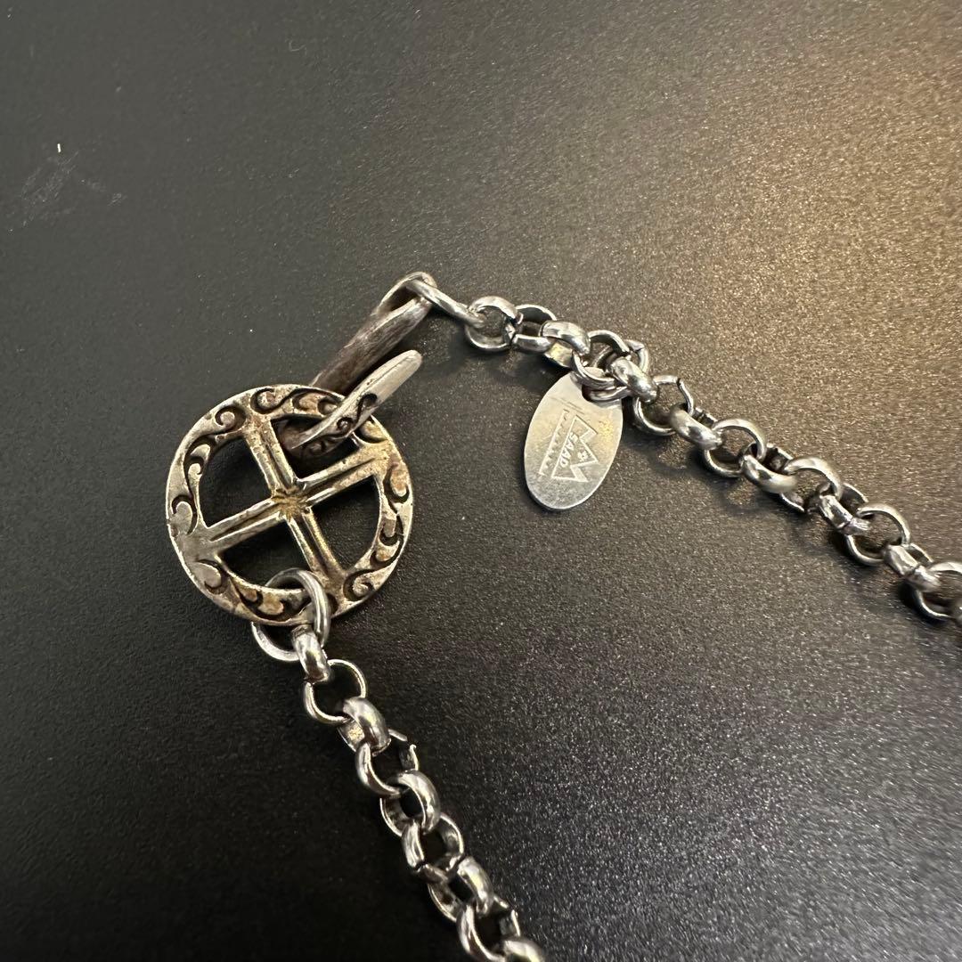 SAAD フェザー ブロンズハート 甲丸チェーン セット ネックレス