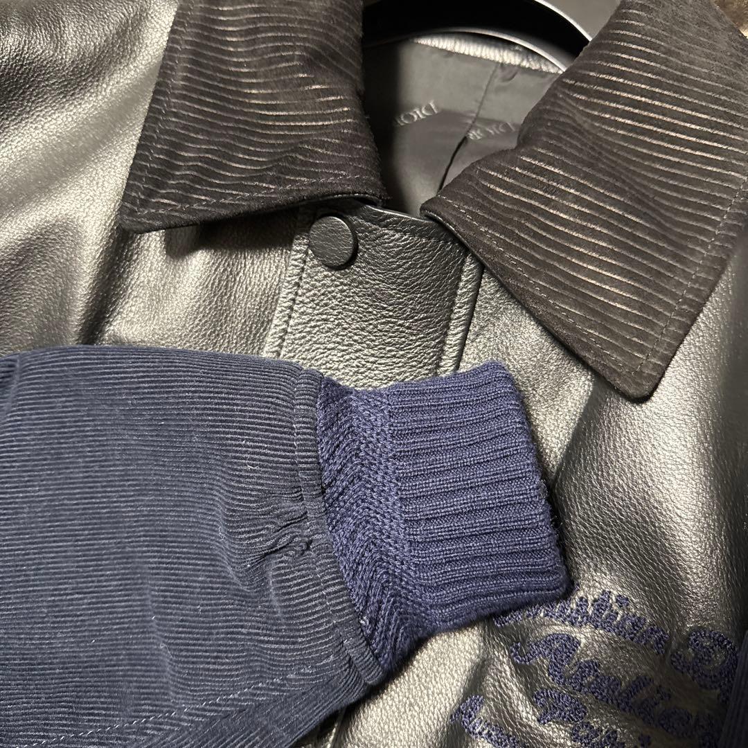 22AW ディオール　ATELIER レザー　ブルゾン　ジャケット