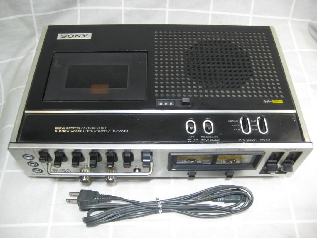 【昭和レトロ】ソニー ステレオカセットコーダー TC-2810 ジャンク扱い