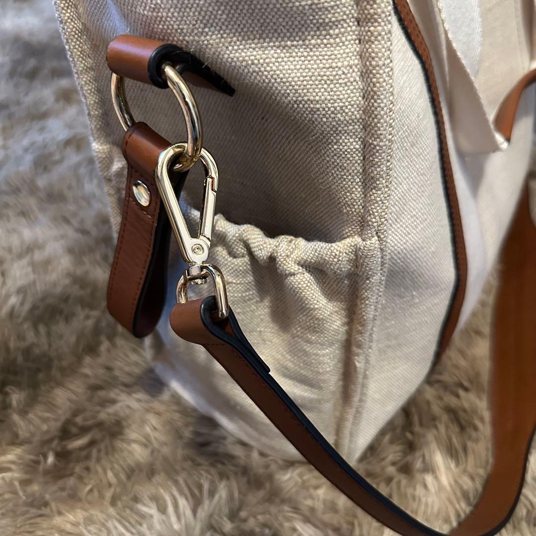 Chloé キャンバス トートバッグ 大容量　 マザーズバッグクロエ