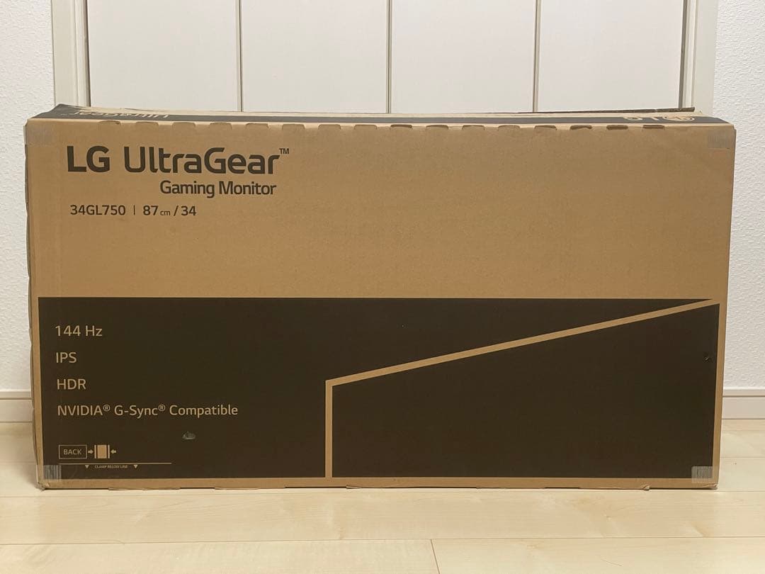 ゲーミングウルトラワイドモニター　LG 34GL750-B