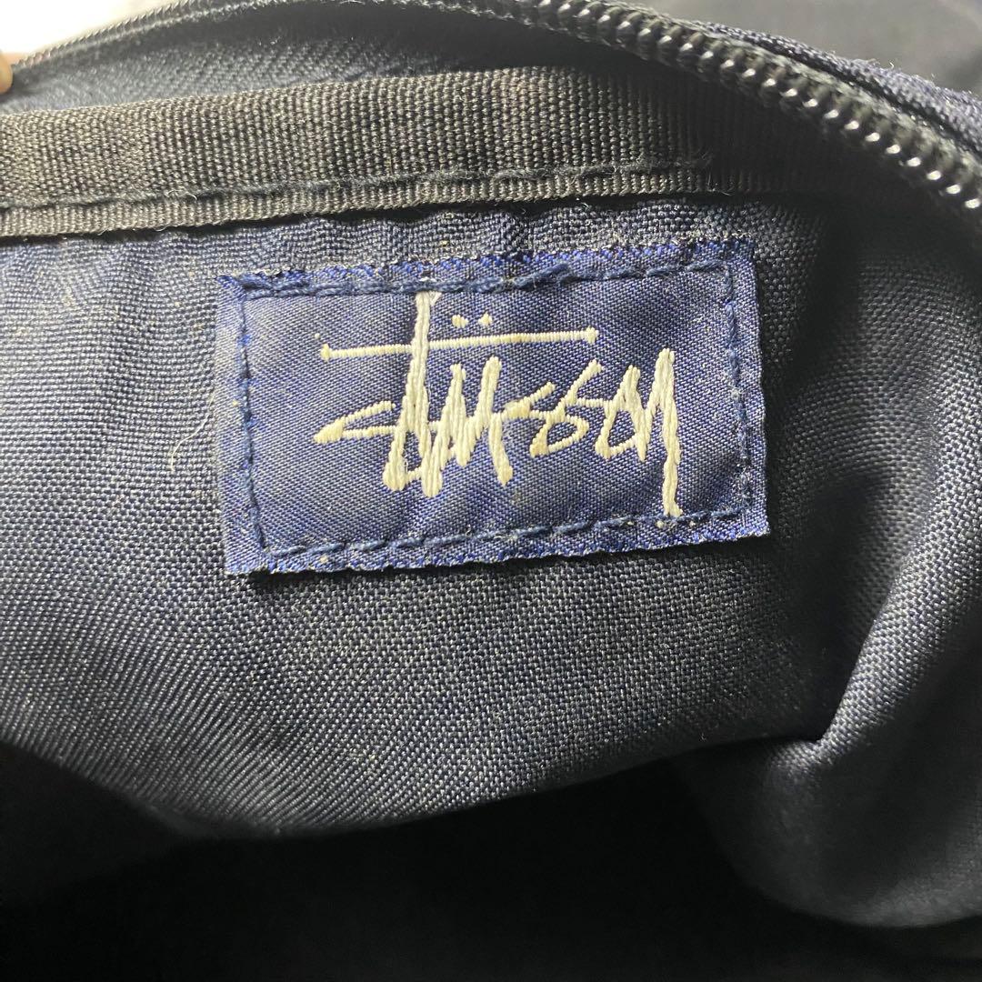 90s OLD STUSSY shoulder bag y2k 紺タグ