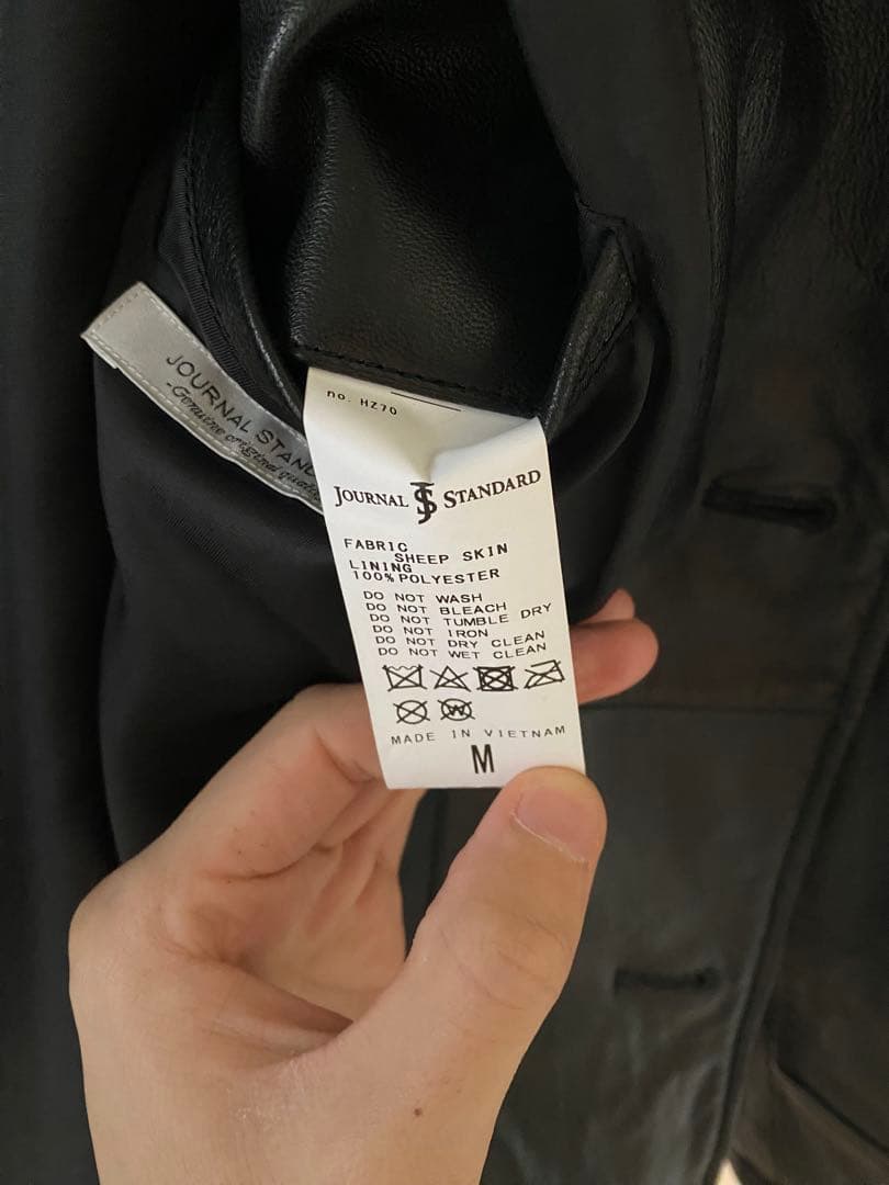 JOURNAL STANDARD ジャーナルスタンダード　レザーカーコートM