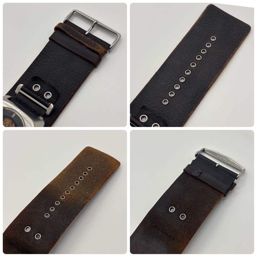 【希少　電池交換済み】FOSSIL BIG TIC ドクロ　クォーツ