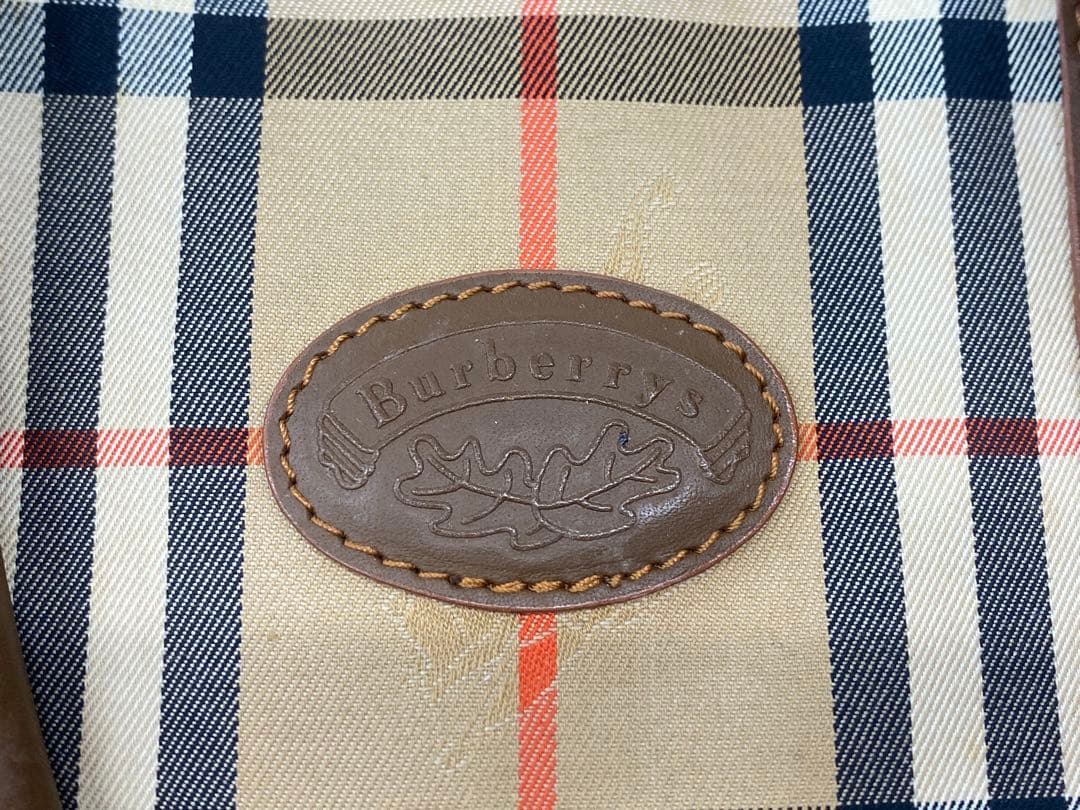 BURBERRY バーバリー ボストンバッグ チェック ベージュ