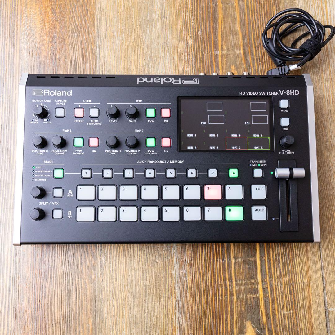【美品】Roland V-8HD HDMI 8入力 ビデオスイッチャー 元箱付