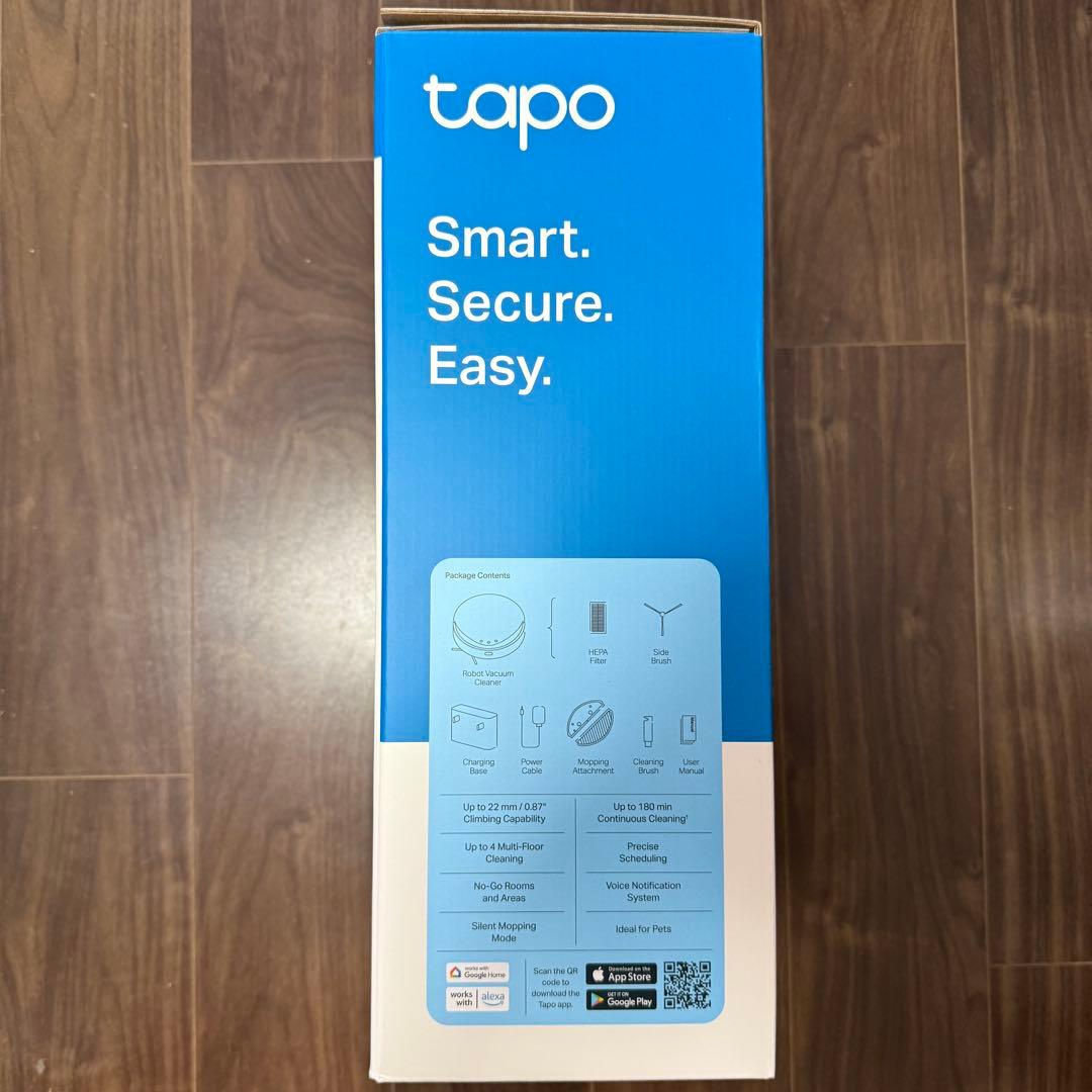新品、未使用❗️Tapo 薄型ロボット掃除機＆自動ゴミ収集機 RV20 Max