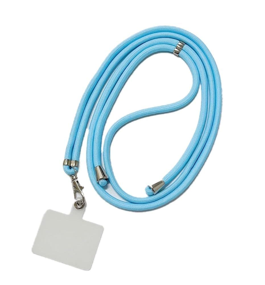 スマホショルダー ストラップホルダー スマホストラップ 男女兼用 水色