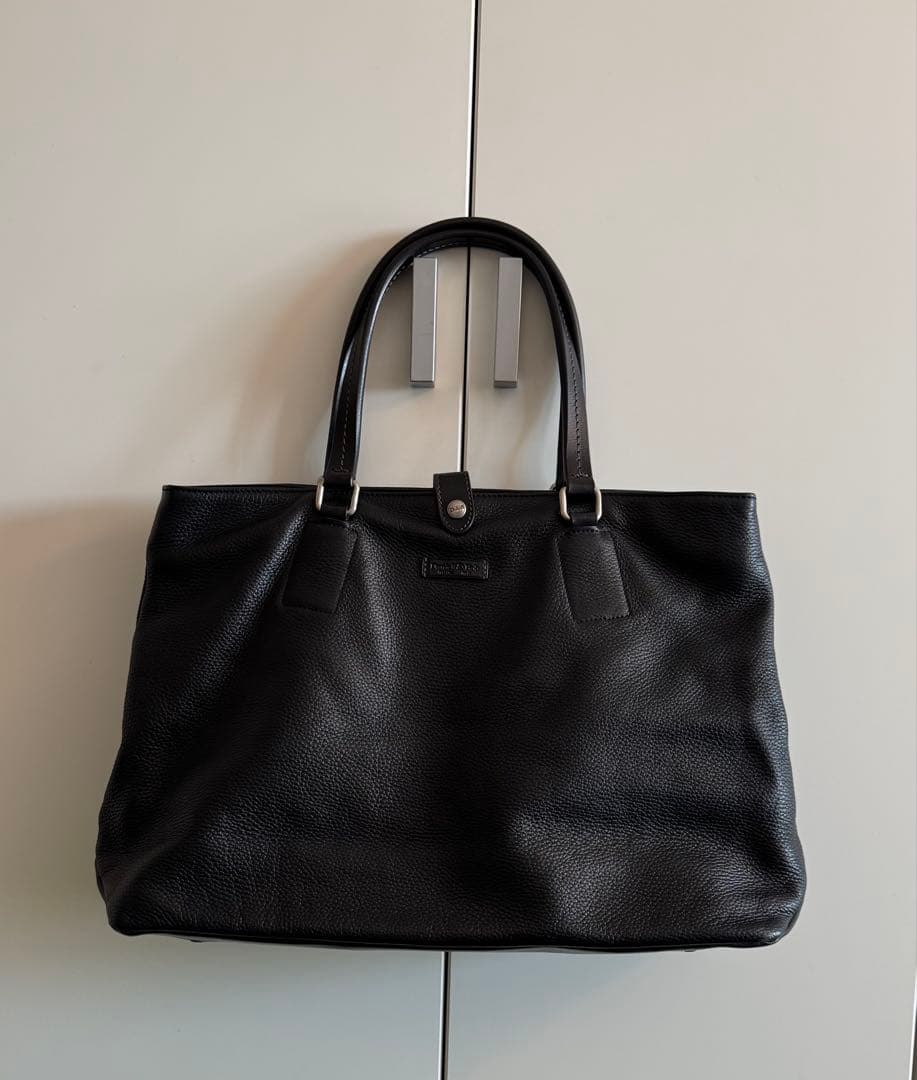 Daniel&Bob ブラックレザートートバッグ