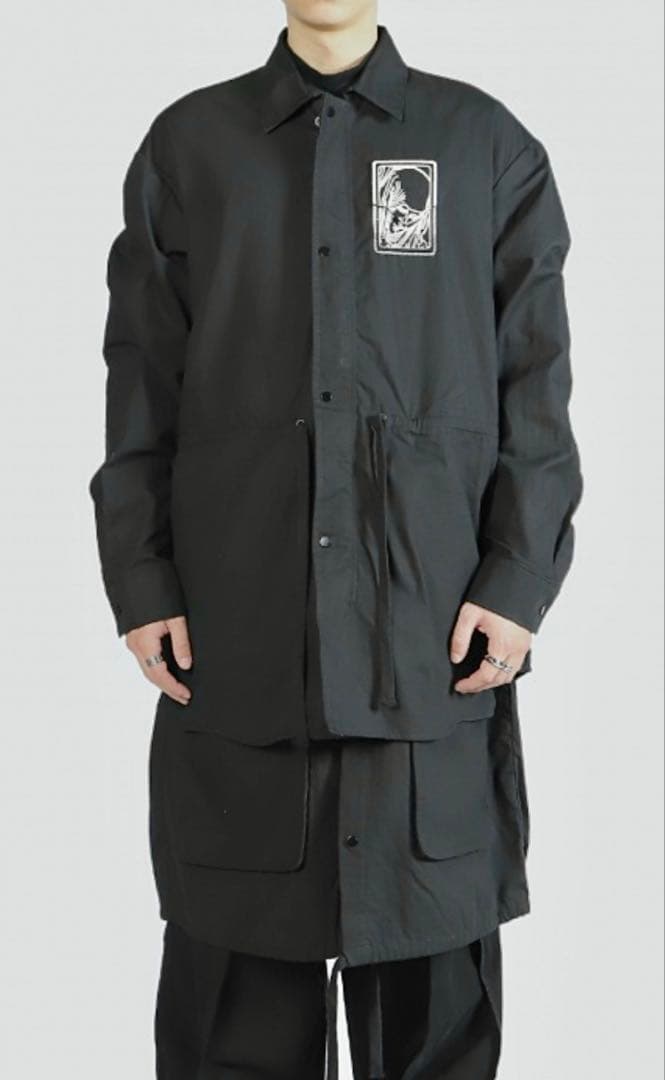 KOMAKINO ドッキングレイヤードシャツジャケット